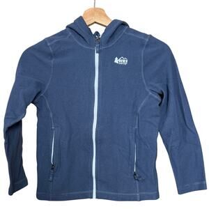 REI Co-Op Size Small Toddler Blue Hoodie Zip Up Kids